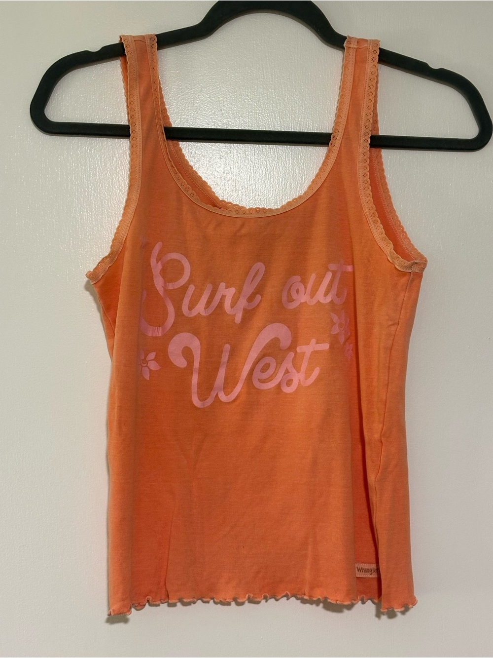 Billabong x Wrangler Orange Tank Top “Surf Out West” - Women’s Medium